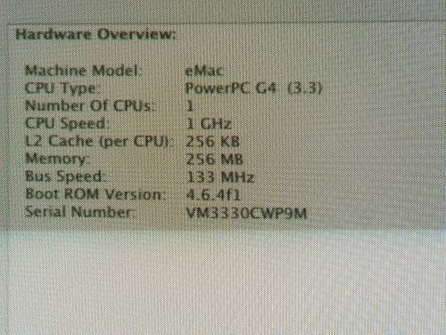 Apple Emac (PowerPC G4 3.3) *For Charity*