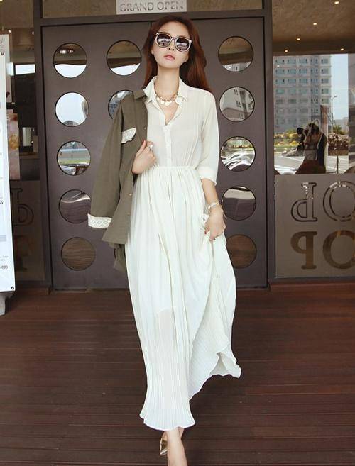 Chiffon Dress   ONE SIZE