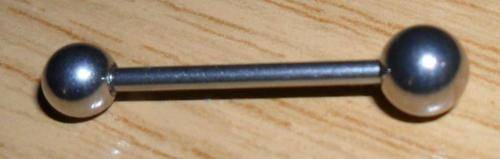 tongue ring bar surgical steel