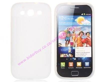 Silicone Protective Case for Samsung Galaxy S3 I9300 (White) + Transparent Screen Protect (In Stock)