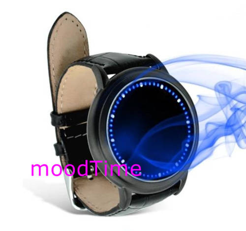 Japanese Style Inspired Blue LED Touchscreen Watch