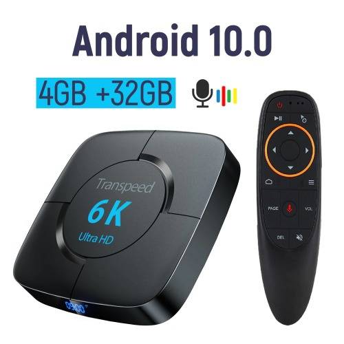 Android TV BOX 6k 4gb RAM 32gb ROM with mini Wireless Keyboard