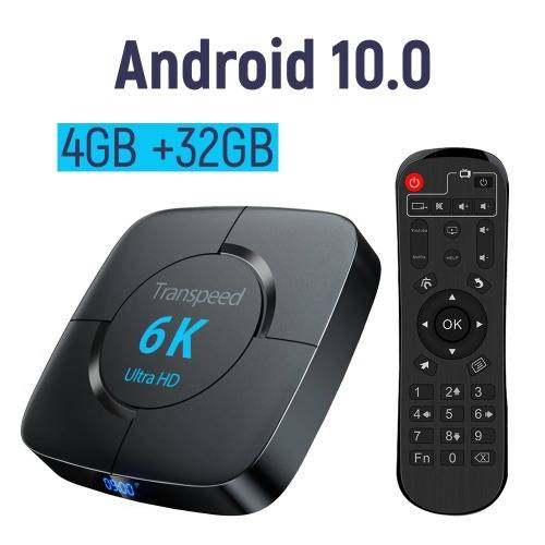 Android TV BOX 6k 4gb RAM 32gb ROM with mini Wireless Keyboard