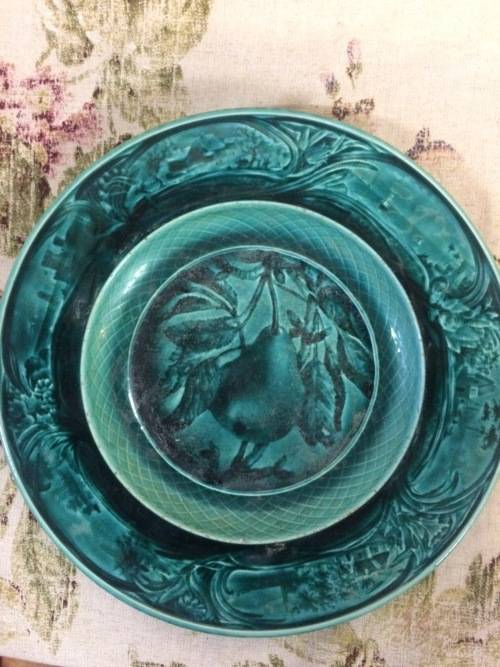 Antique French plate. Amazing detail.