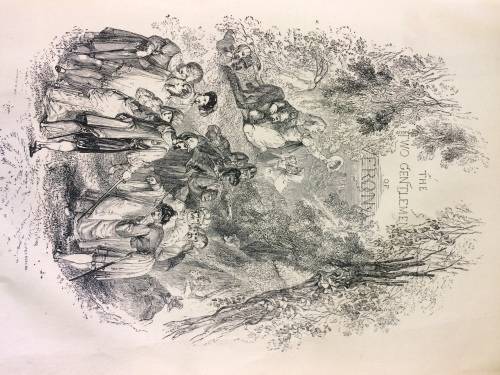 Antique leather book of Shakespeare's plays