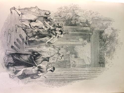 Antique leather book of Shakespeare's plays