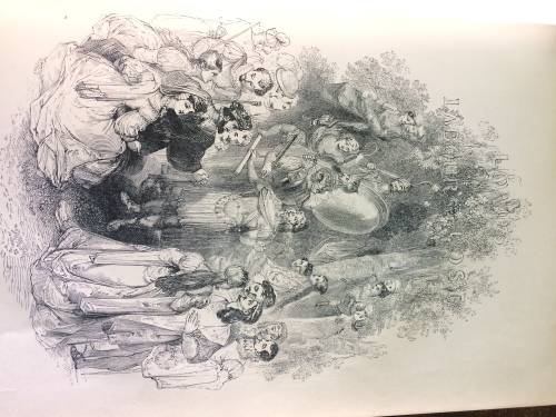 Antique leather book of Shakespeare's plays