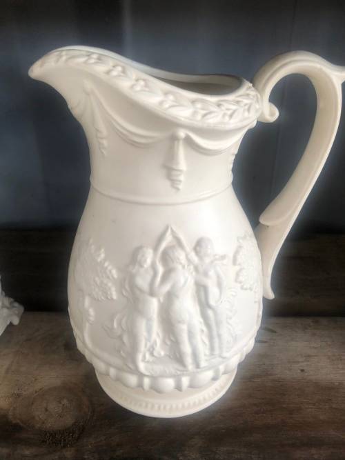 BISQUE PITCHER