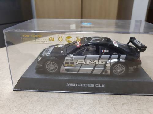 Scalextric Mercedes CLK AMG with head lights ( made by Hornby )