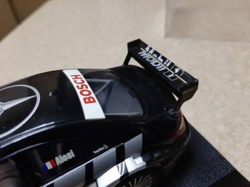 Scalextric Mercedes CLK AMG with head lights ( made by Hornby )
