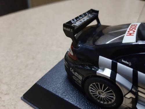 Scalextric Mercedes CLK AMG with head lights ( made by Hornby )