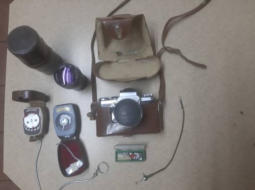 Edixa mat reflex Mod B ( 1962 ) camera - 35mm SLR camera ( for the collector, complete )