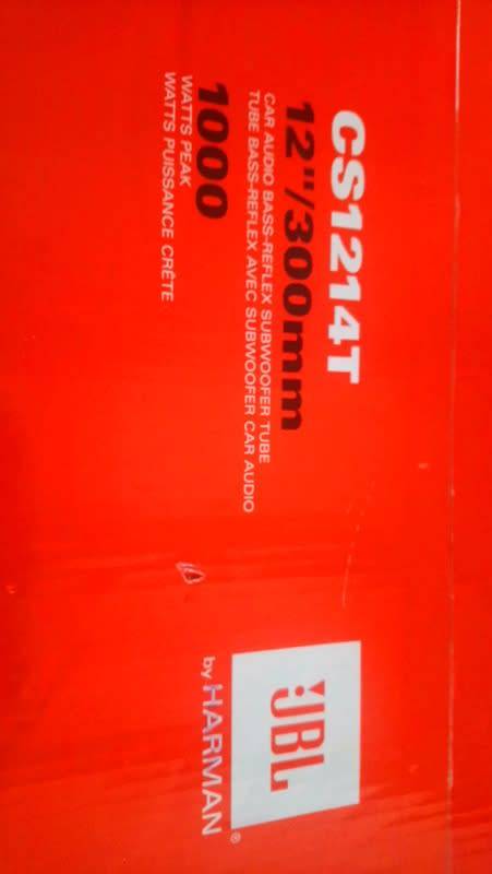 12 INCH JBL BASS TUBES
