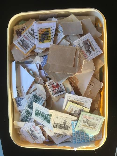 Ice cream tub filled with SA on paper R1 start