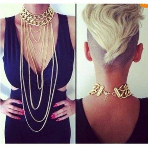 Fashion Tassel Gold Metal Body Chain