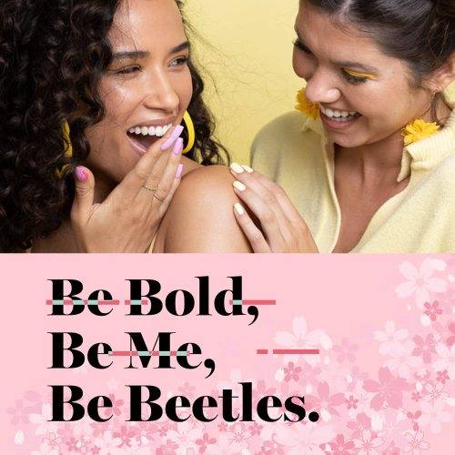 Beetles Gel Nail Polish Kit with U V Light 48W LED Nail Lamp 6 Colors Nude Gray Pink Gel Polish kit