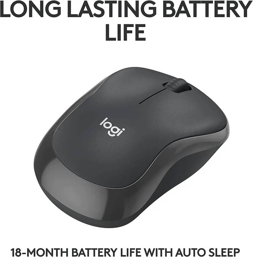 Logitech M240 Silent Bluetooth Mouse - Graphite