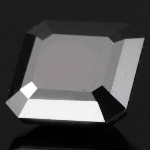 **CERTIFIED**10.410ct Loose Natural ASCHER Cut Black Diamond Solitaire -100% Authentic