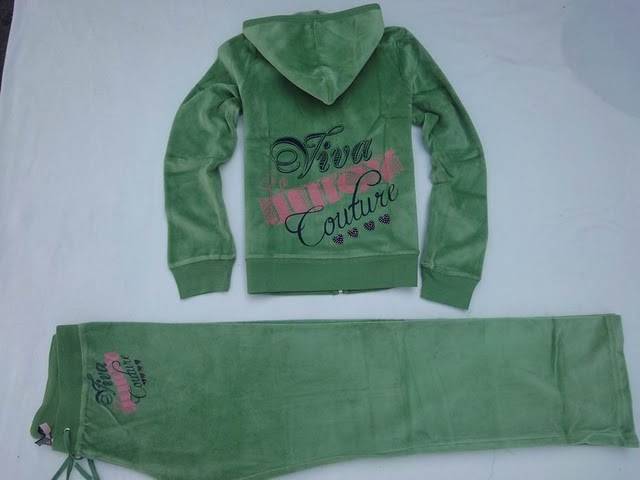 JUICY GREEN TRACK SUITE SIZE: 8