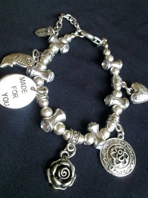 *R120* EXCLUSIVELY FROM THE 2010 HADASSAH COLLECTION TIBETAN SILVER MADE 4 YOU BRACELET