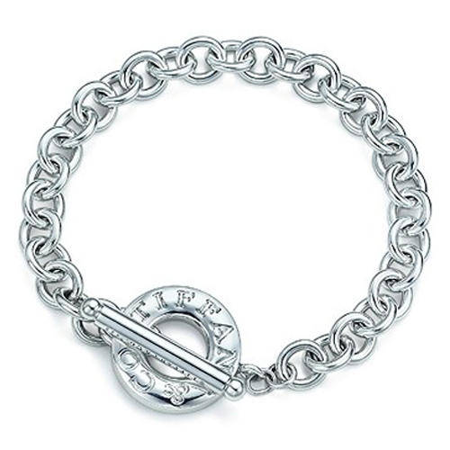 STUNNING STERLING SILVER BRACELET T/O CLASP