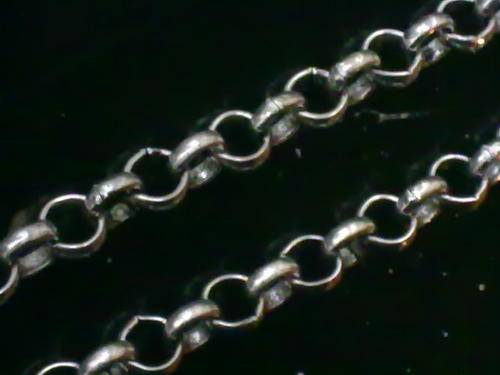 6 mm Tibetan Silver rolo necklace 1 Meter