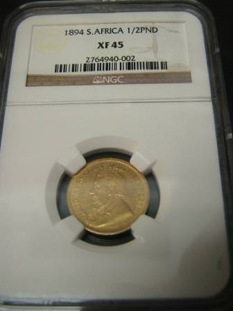 1894  Half Pond , NGC  XF 45  @ R1 !!!!!!