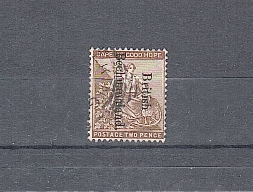 Bechuanaland - 1891 Cape of Good Hope Postage Stamps Overprinted Downwards  (SACC32)