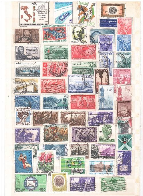 Italy - various used stamps