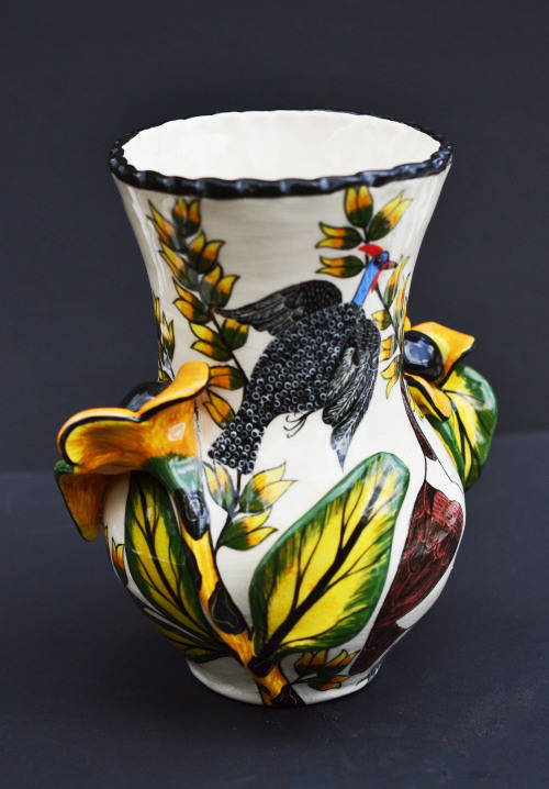 Ardmore Vase. Made by Mirriam painted by Gladys 2007