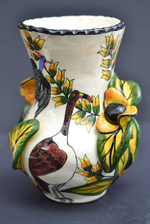 Ardmore Vase. Made by Mirriam painted by Gladys 2007