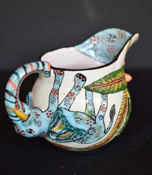 Ardmore Jug. Made by Lovemore painted by Valentia 2008