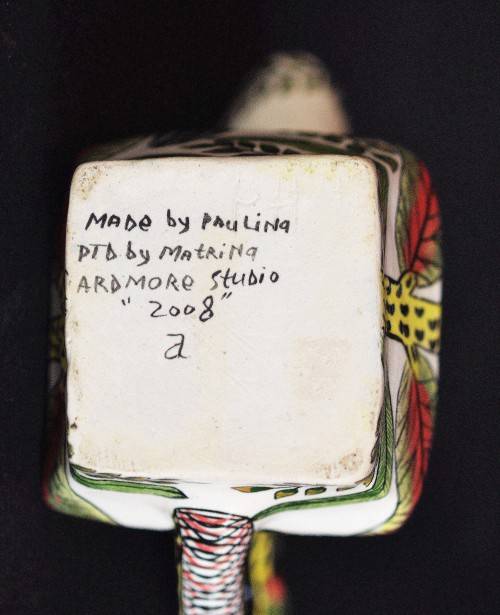 Ardmore Jug. Made by Paulina painted by Matrina 2008