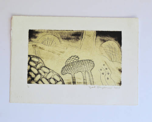 Zak Benjamen - Famous .S.A. Artist -  Etching.