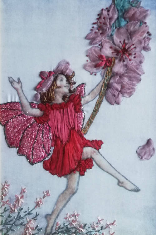 Intricately Embroidered Fairies.