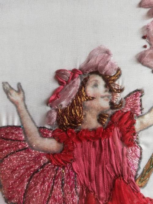 Intricately Embroidered Fairies.