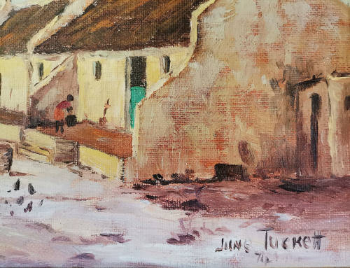 June Tuckett - Arniston 1974 - Cape Landscape oils - Magnificent art! Bid now!