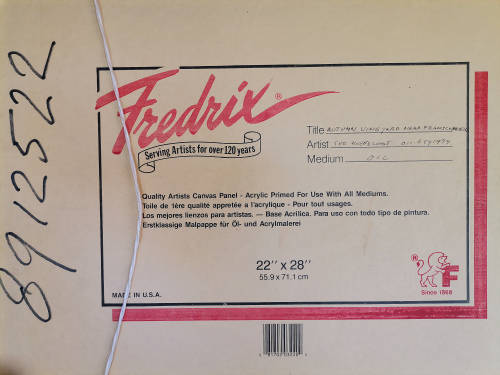 Ted Hoefsloot (1930 - 2013) `Vineyard Franschhoek` - Large - Investment Art - Bid now!!!