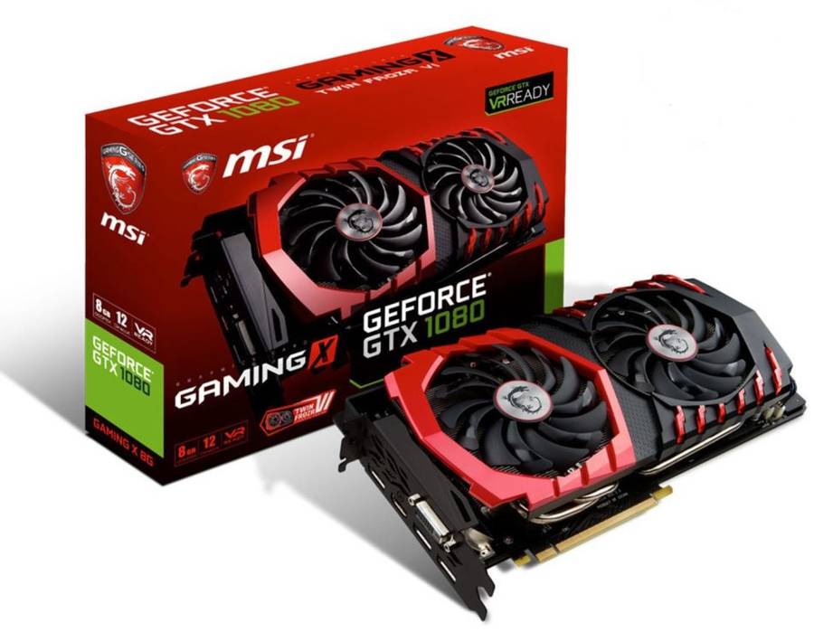 Msi Geforce GTX 1080 Gaming X Twin Frozer VI
