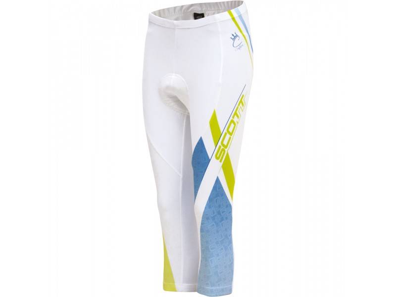 Scott RC Ladies Cycling Tights - Medium - White, Lime & Blue