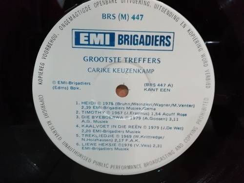 Carike Keuzenkamp Grootste Treffers LP