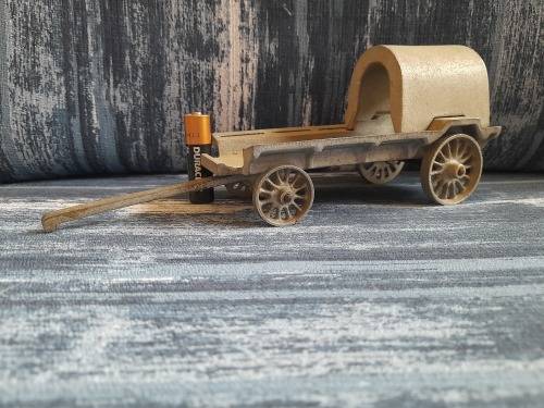 Vintage metal ox-wagon