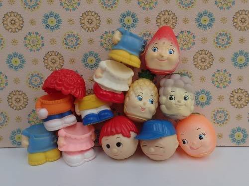 Rubber Exchangeable Figurine Playset