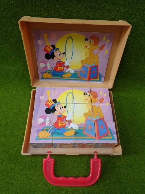 Picture Puzzle-Blocks Suitcase: Disney Stories  (1960's)