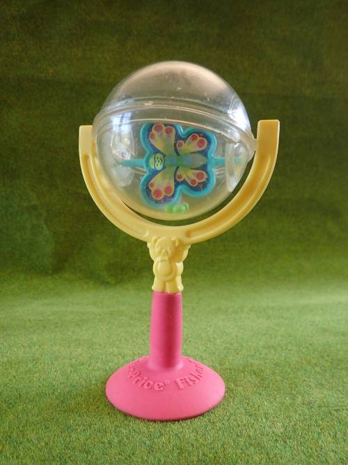 Vintage Fisher Price Baby Rattle with Suction Cup