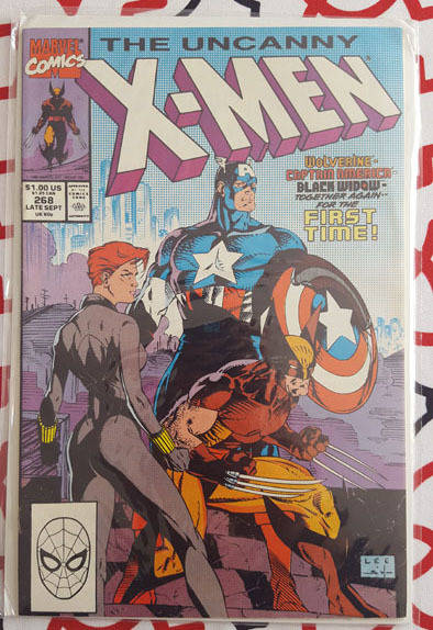 Uncanny X-men #268 (Wolverine, Captain america, Black Widow)