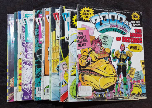 Best of 2000 AD lot (13 books)