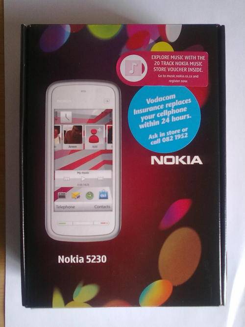 Brand New Nokia 5230 with FREE 20 Music track voucher