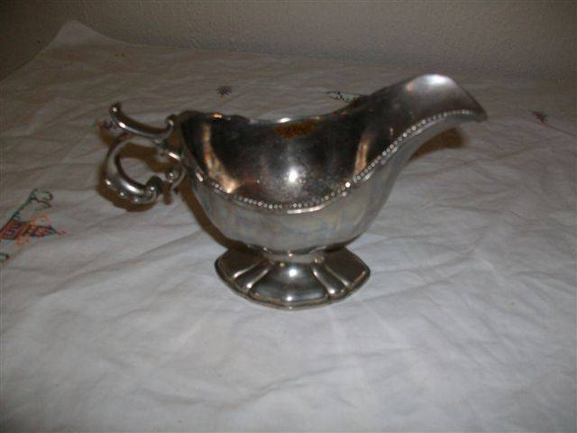 Lovely sliver plated gravy boat