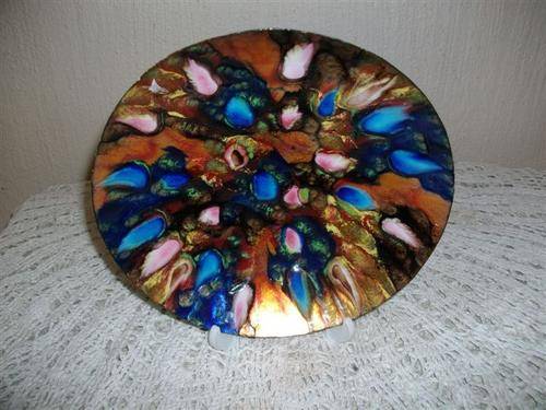 Stunning colourful plate